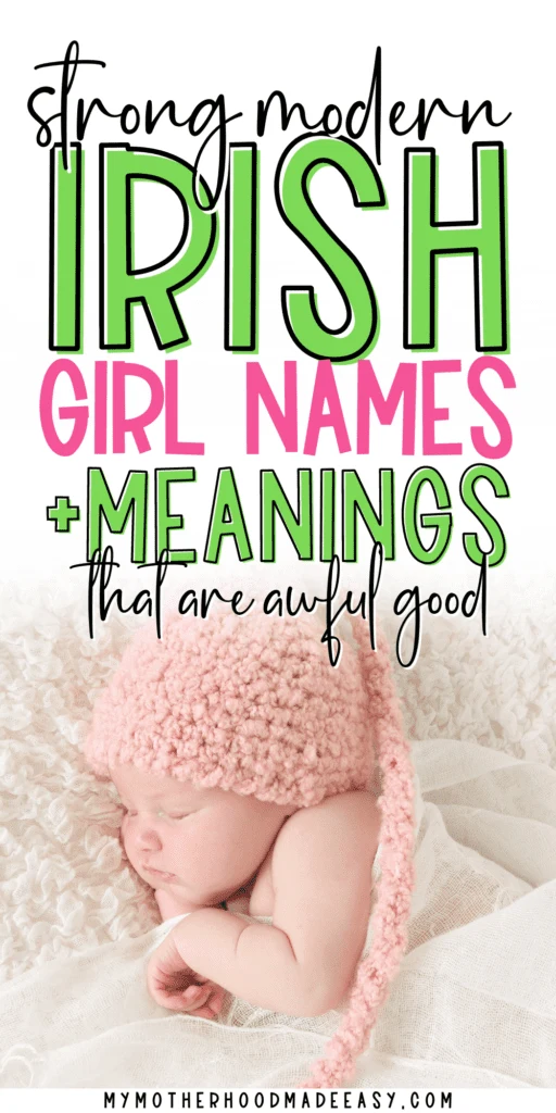 strong modern irish girl names