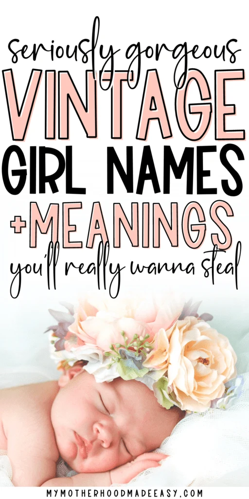 vintage girl names