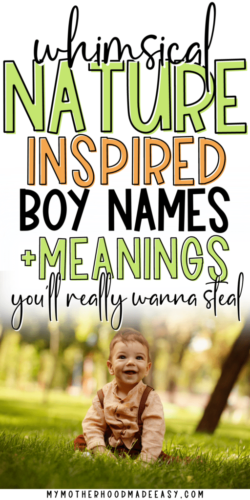 whimsical nature baby boy names