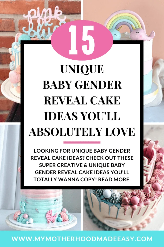 15 Unique Baby Gender Reveal Cake Ideas [You’ll Love]