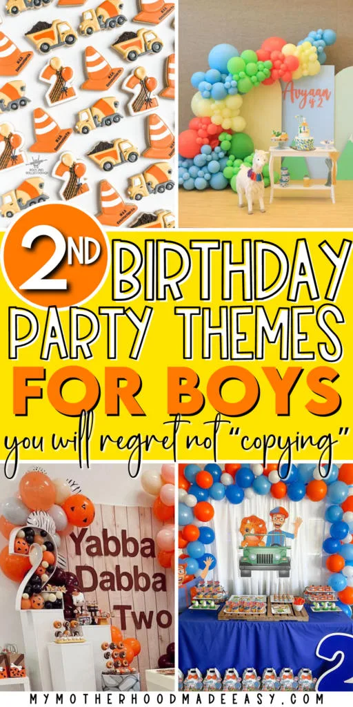 2nd birthday themes for boys