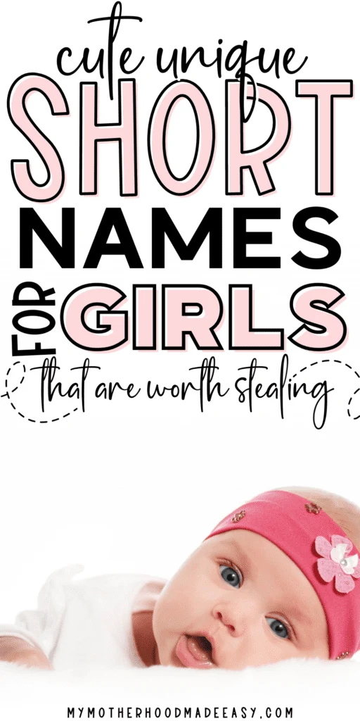 Unique short names for girls 