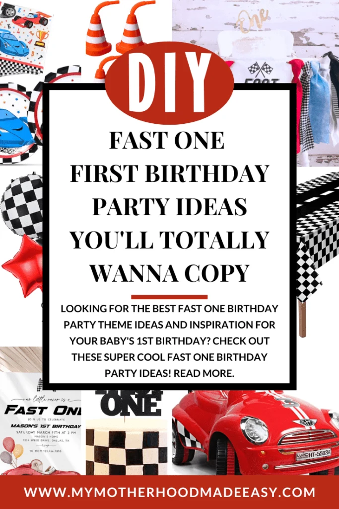 Fast One First Birthday Party Theme Ideas [DIY Friendly]