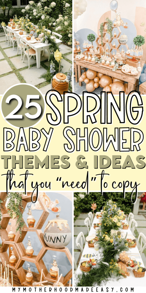 boho spring baby shower ideas