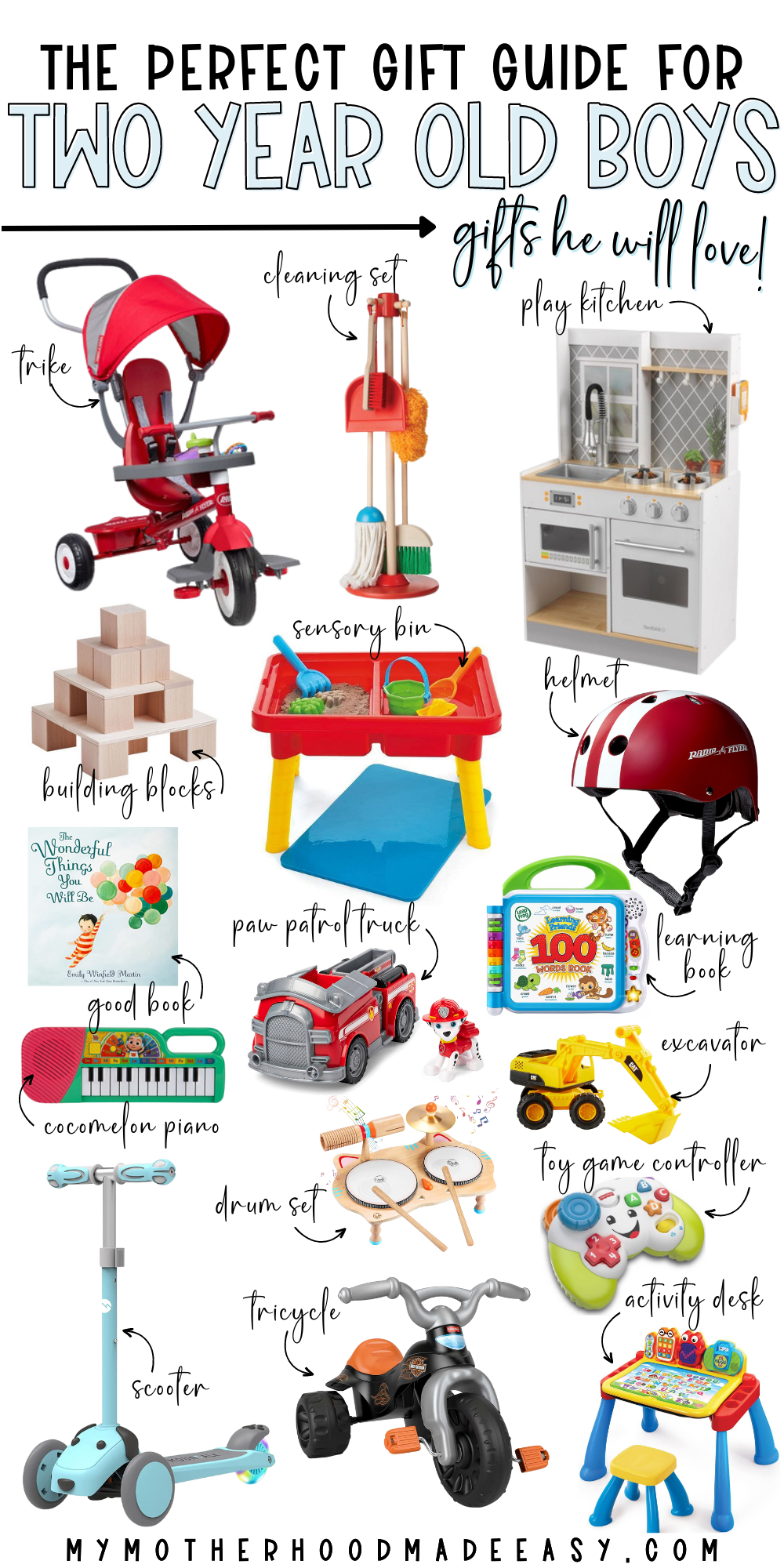 Best Gifts for Two Year Old Boys [2 Year Old Boy Gift Guide] My