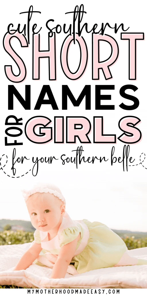 Short Southern Baby Names for Girls