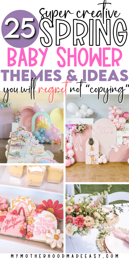 Spring baby shower themes