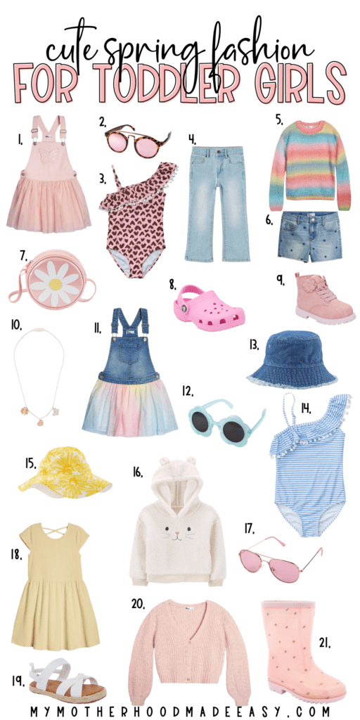 Cute Toddler Girl Outfits for Spring [You’ll Love] – My Motherhood Made ...