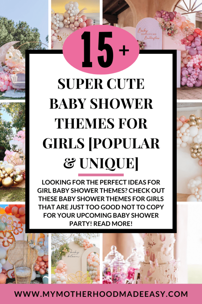Super Cute Baby Shower Themes for Girls