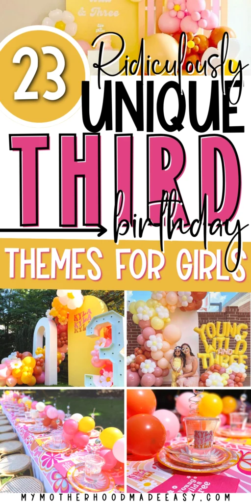 23 Creative 3rd Birthday Party Ideas and Themes For Girls [You'll Love] – My  Motherhood Made Easy