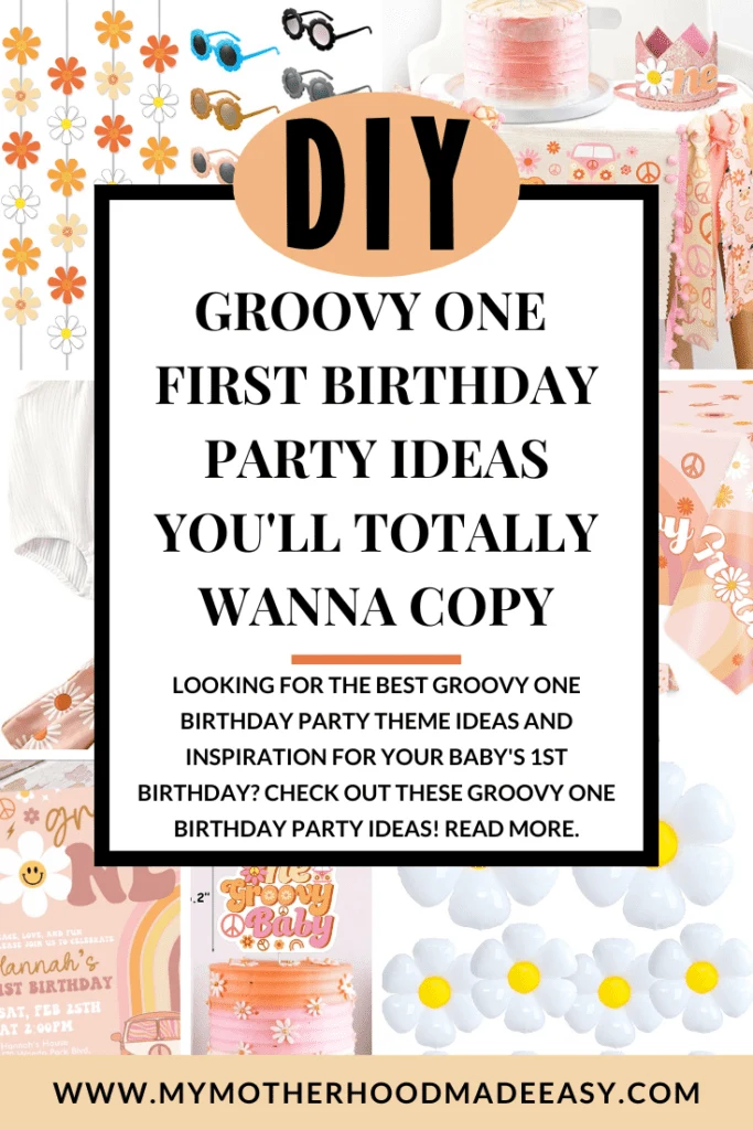 groovy one first birthday party theme ideas