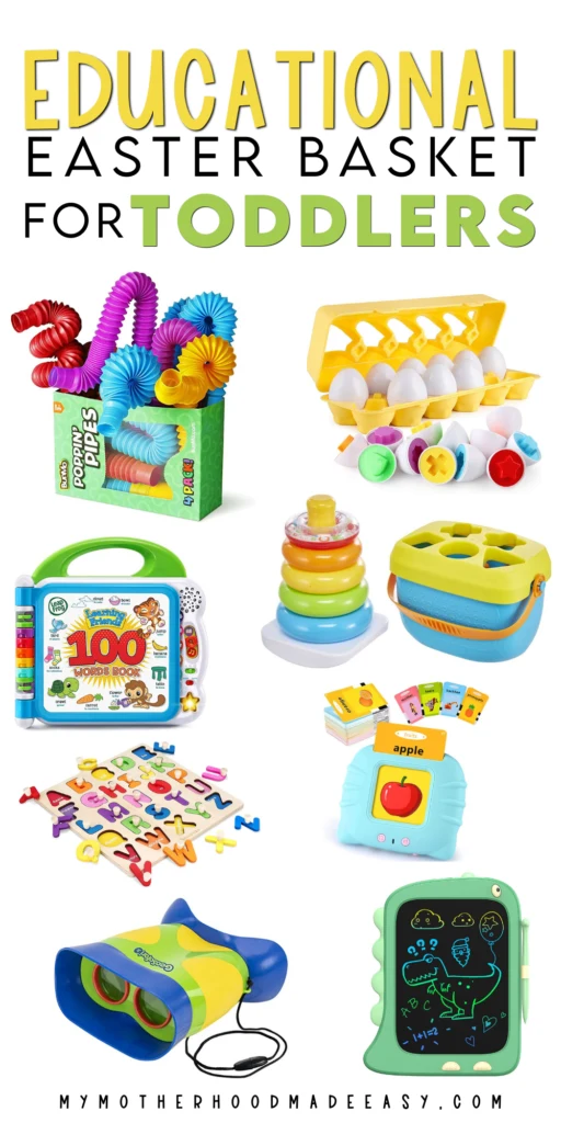 Educational Easter Basket for Boy Toddlers