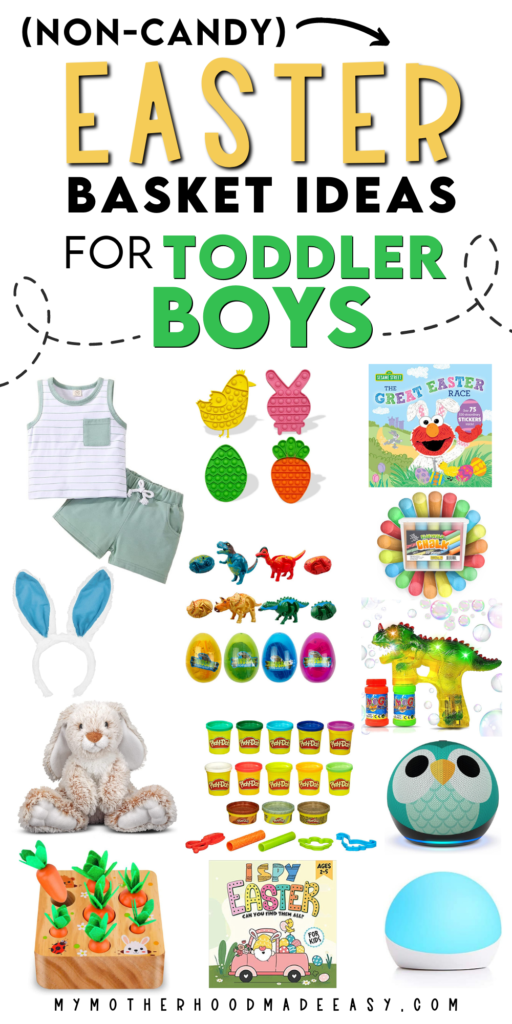 Non-Candy Easter Basket for Toddler Boys