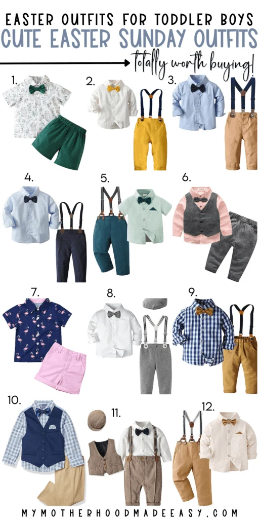 Dapper Easter Outfit Ideas for Toddler Boys