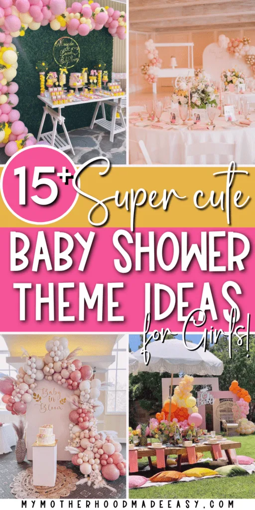 10 Super Sweet Baby Shower Themes for Girls - MunaMommy