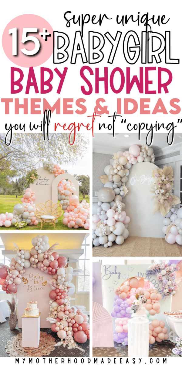 15+ Super Cute Baby Shower Themes for Girls [Popular & Unique] My