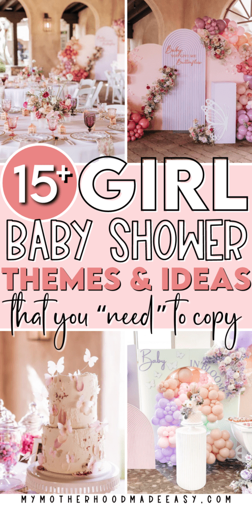 girl baby shower themes