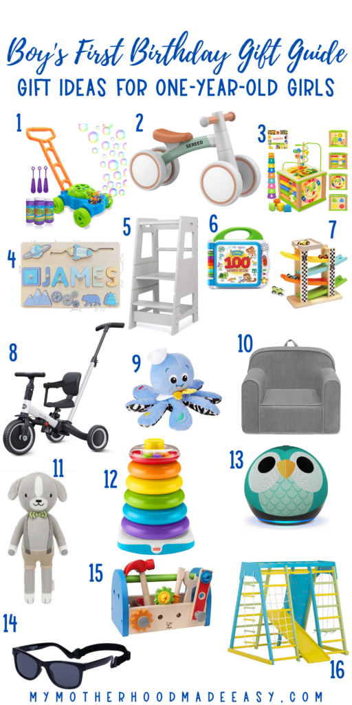 gifts for one year old boy