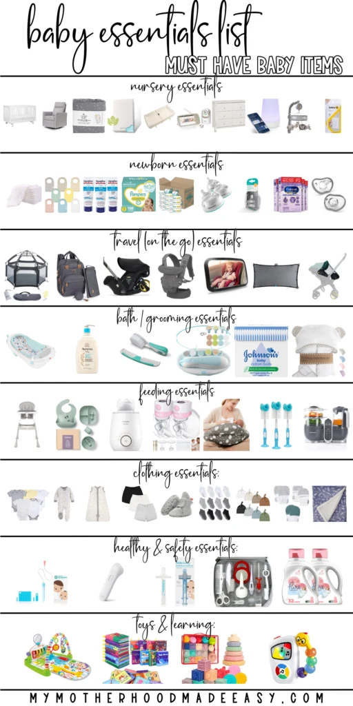 baby essentials list