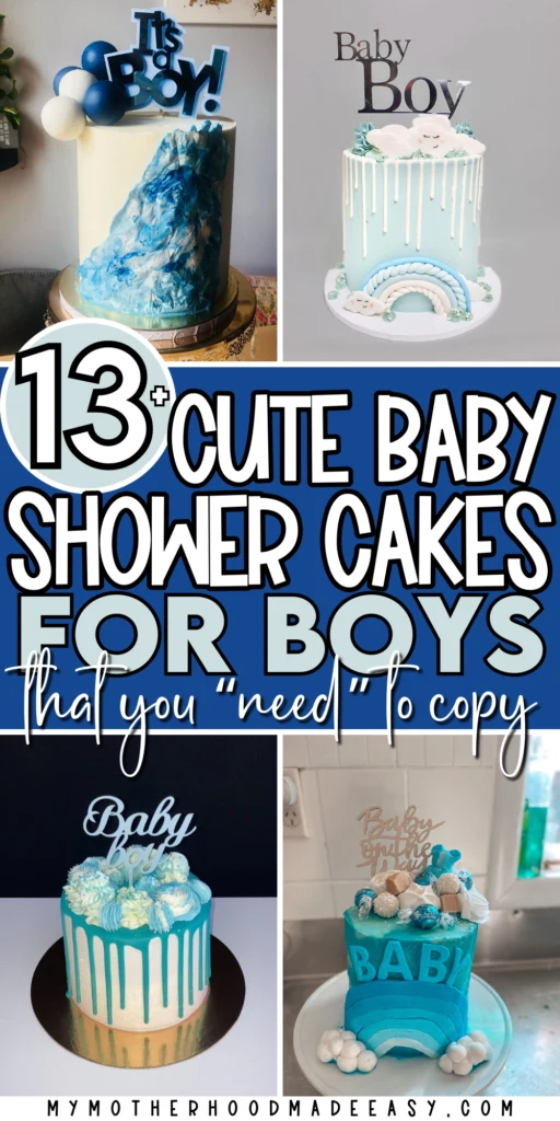 Baby shower cake ideas for boys