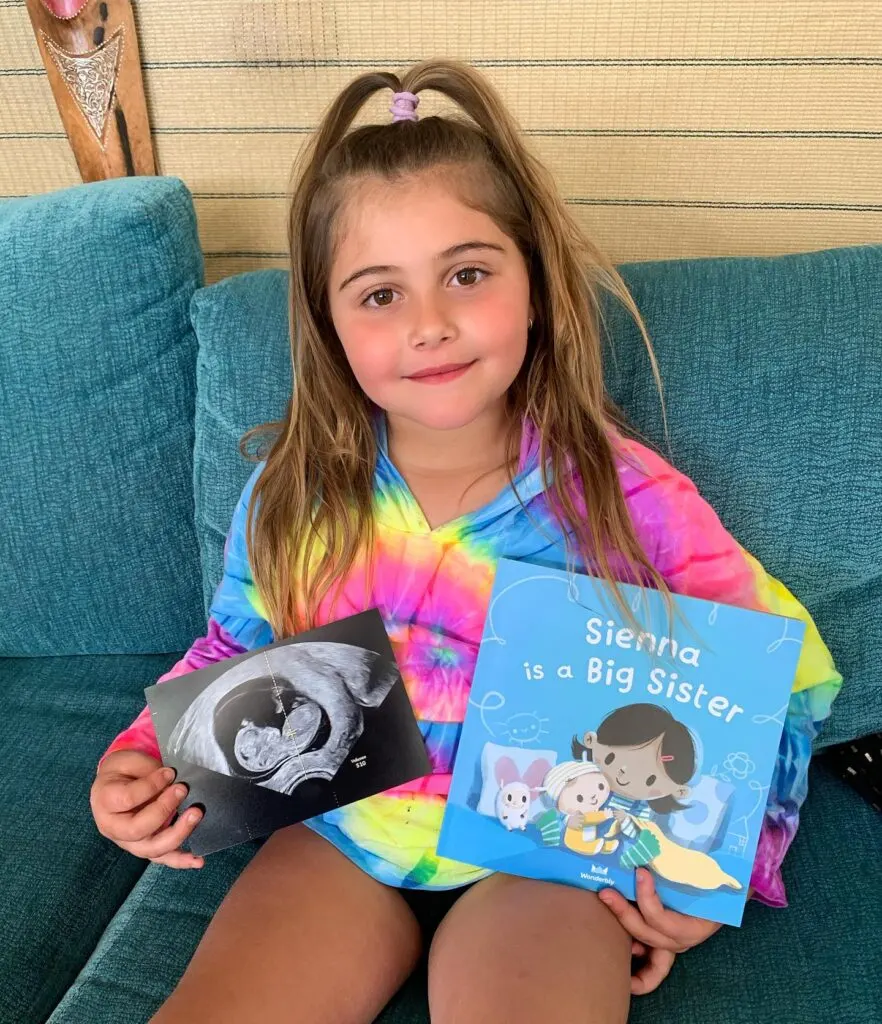 Big Sister Book Sibling Announcement