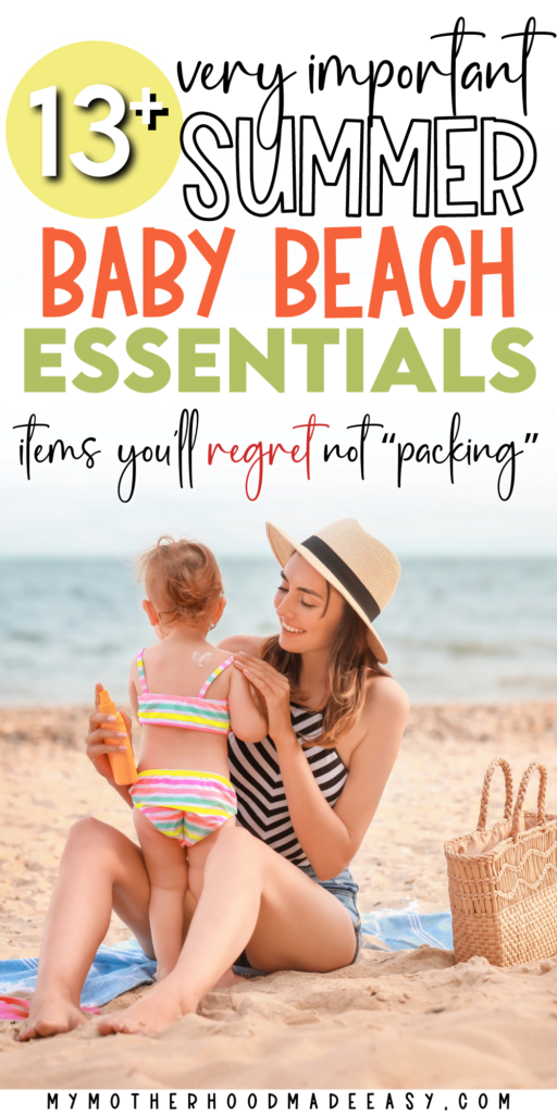 baby beach essentials