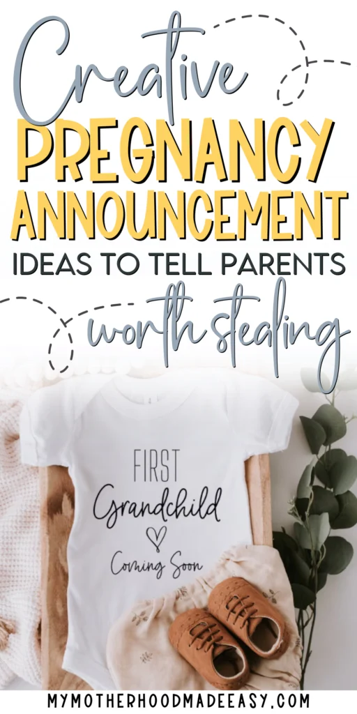 Creative Pregnancy announcement to parents