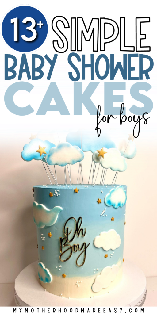 super Cute Baby shower cakes for boys