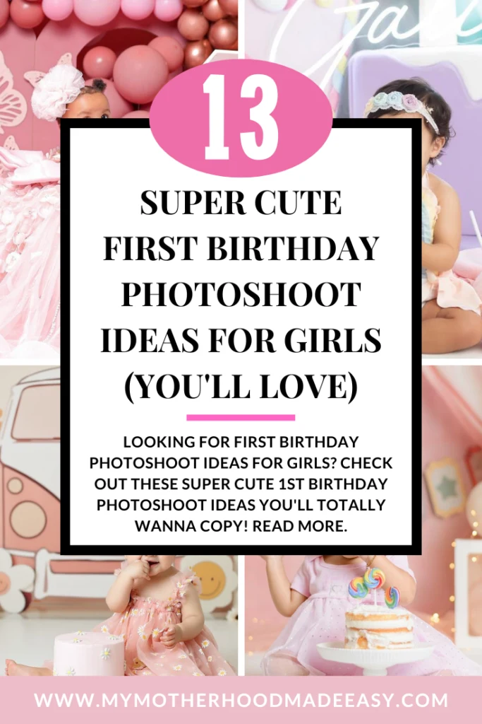 super cute 1st birthday photoshoot ideas 