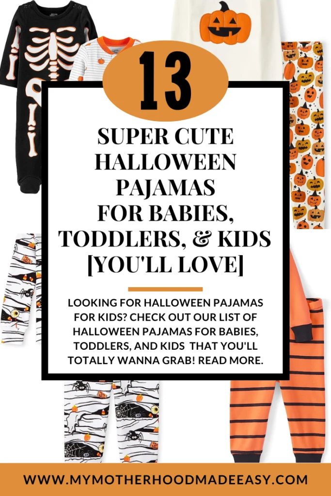 Super Cute Halloween Pajamas for Kids (Baby, Toddler, Kid)