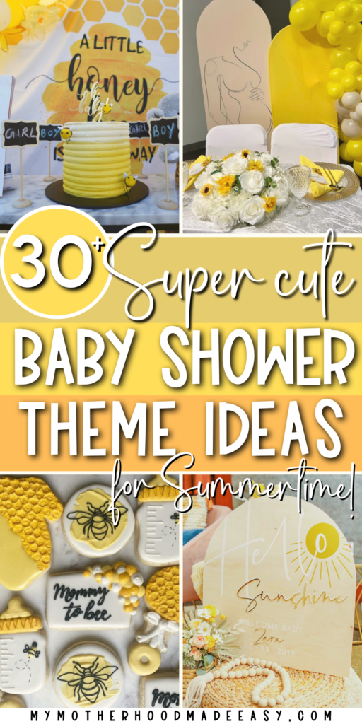 Yellow Summer baby shower ideas