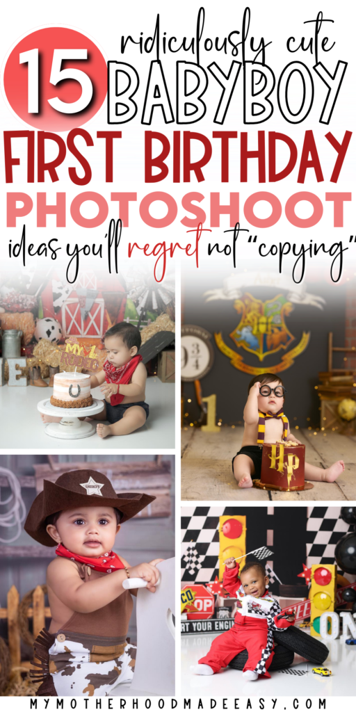 baby boy first birthday photoshoot ideas