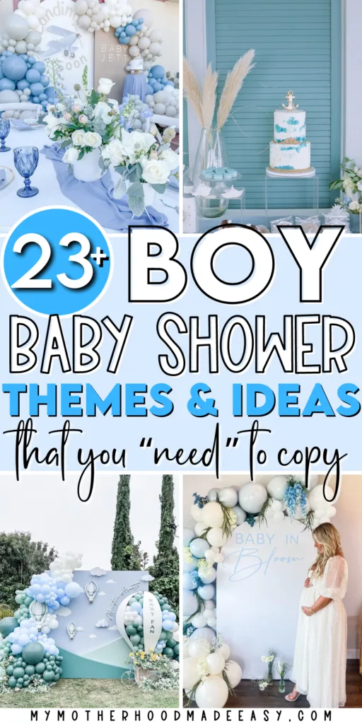 boy baby shower themes 