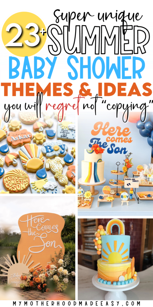 cute baby shower themes for boys