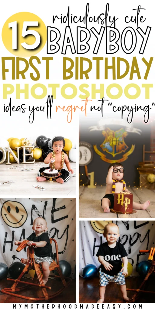 first birthday photoshoot ideas boy