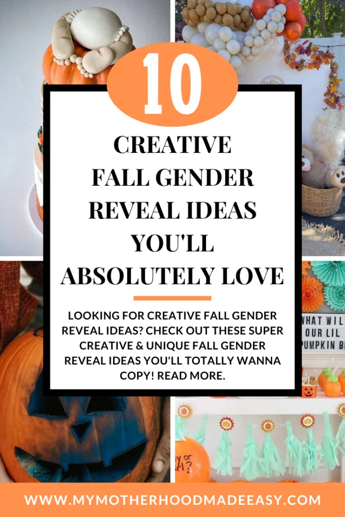 10 Creative Fall Gender Reveal Ideas that You'll Love