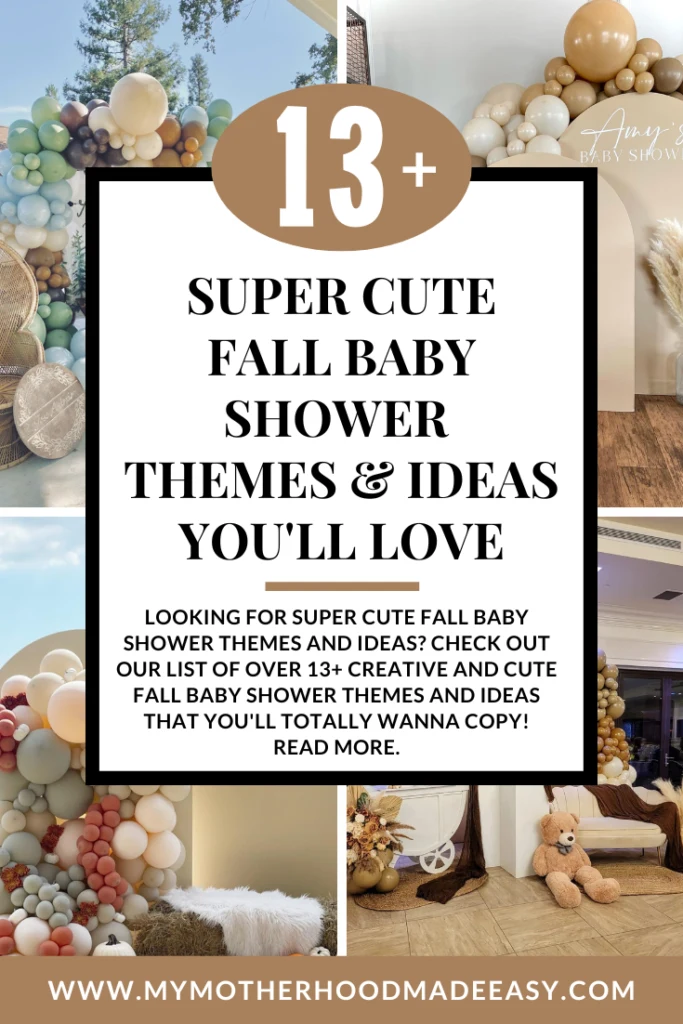 13+ Cute Fall Baby Shower Themes And Ideas