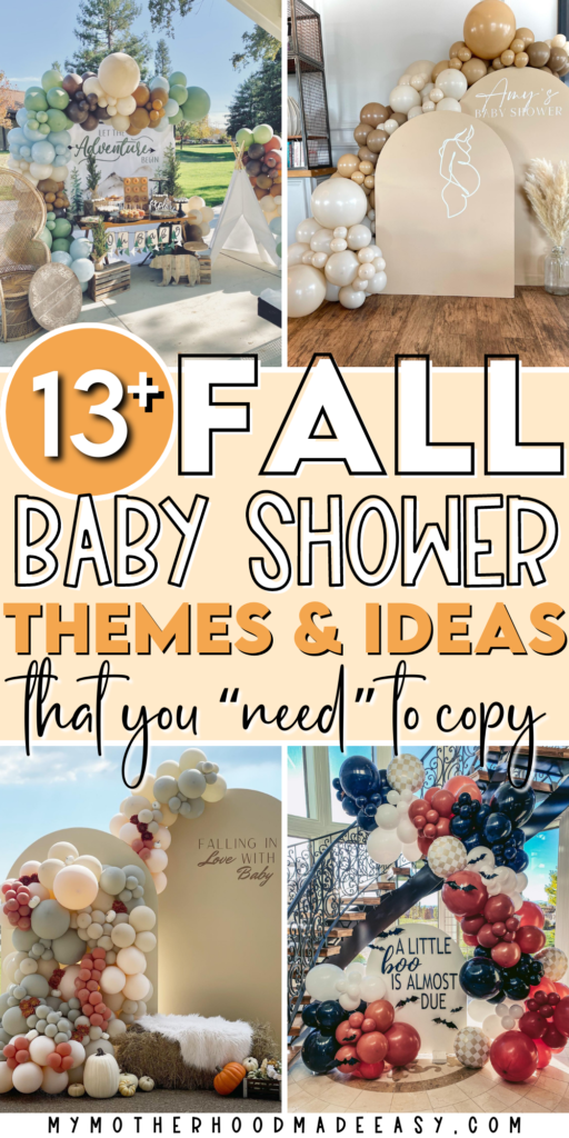 Cute fall baby shower ideas