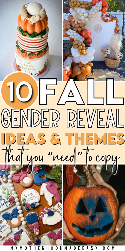 Fall Gender Reveal Ideas