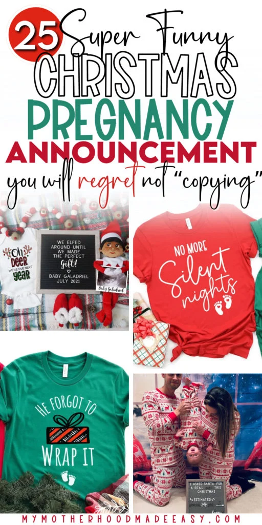Funny Christmas Pregnancy Announcement Ideas