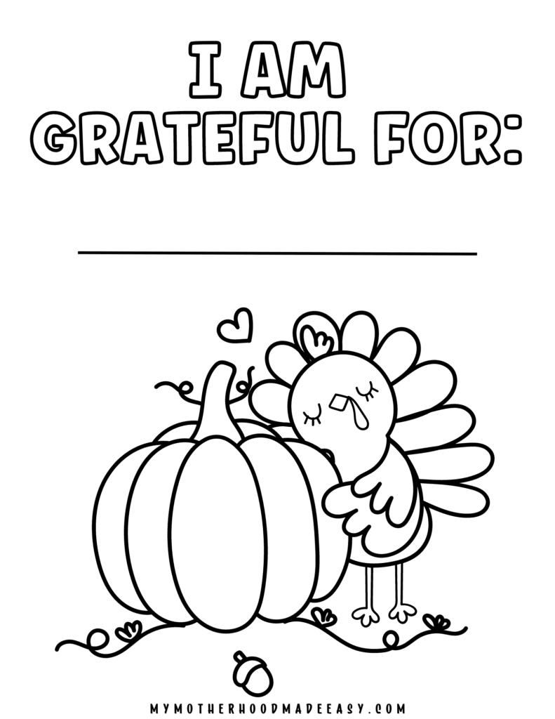 cute thanksgiving turkey coloring sheet