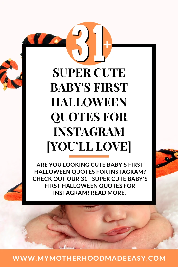 Halloween quotes for baby's first halloween