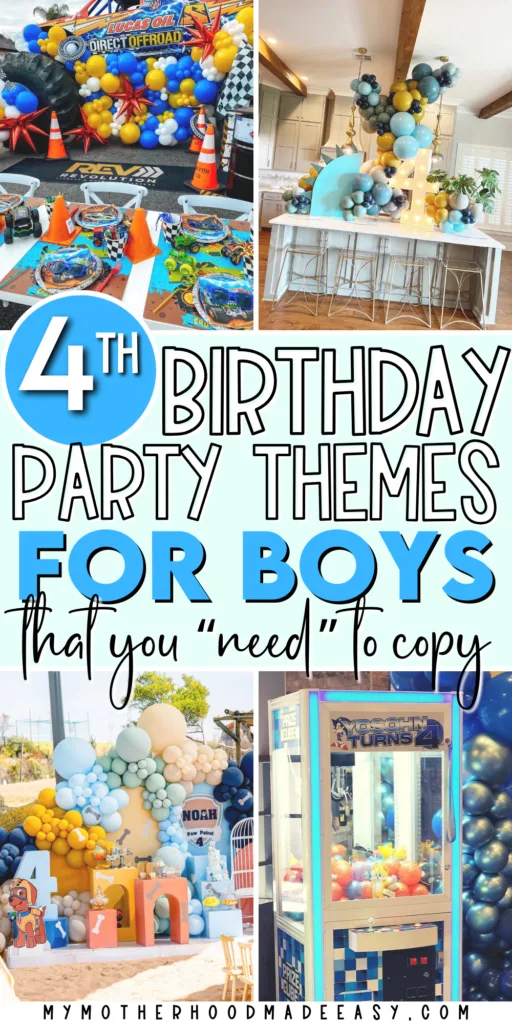 4th birthday themes 