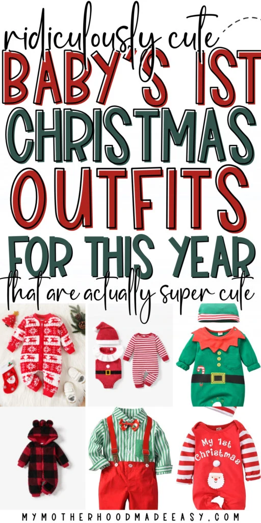 Christmas Outfits for Baby 1st Christmas