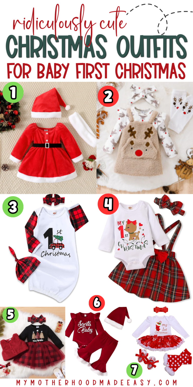 15+ Cute and Festive Baby First Christmas Outfit Ideas [You’ll Love — free download