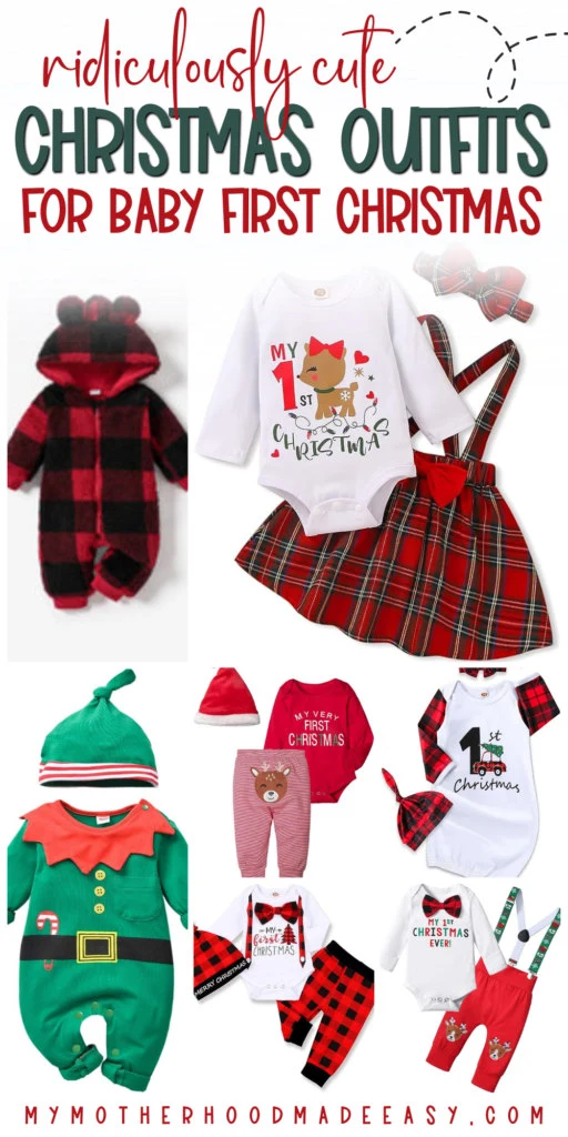 15 Cute and Festive Baby First Christmas Outfit Ideas You ll Love
