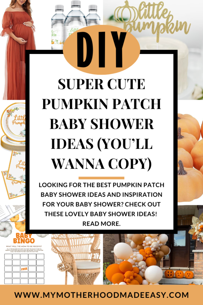 Super cute little pumpkin baby shower ideas