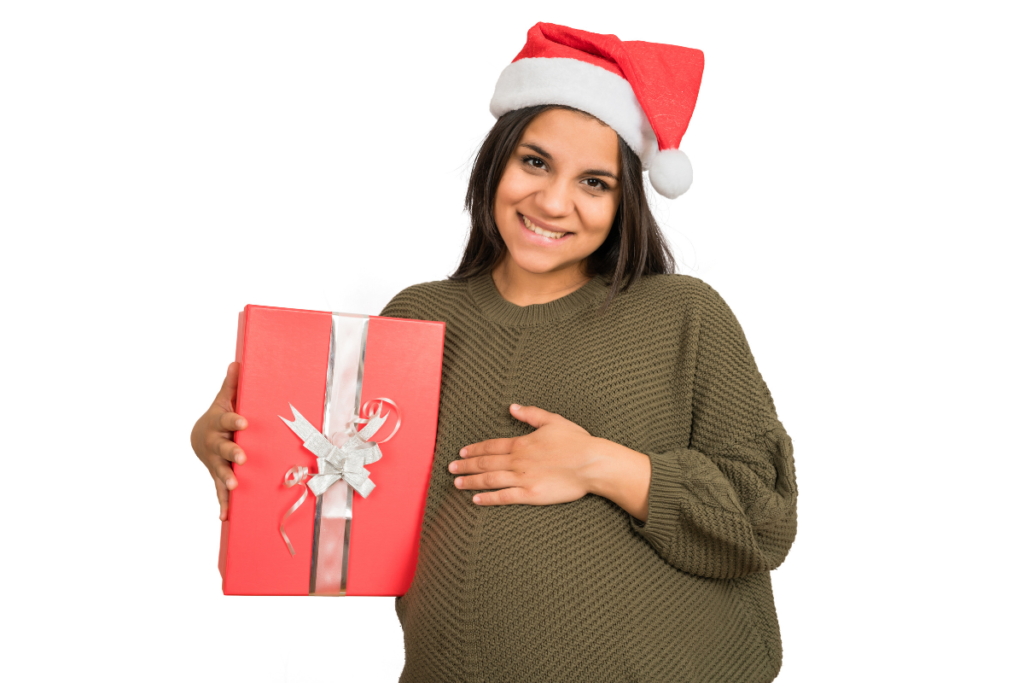 Christmas Pregnancy Announcement Photoshoot Ideas