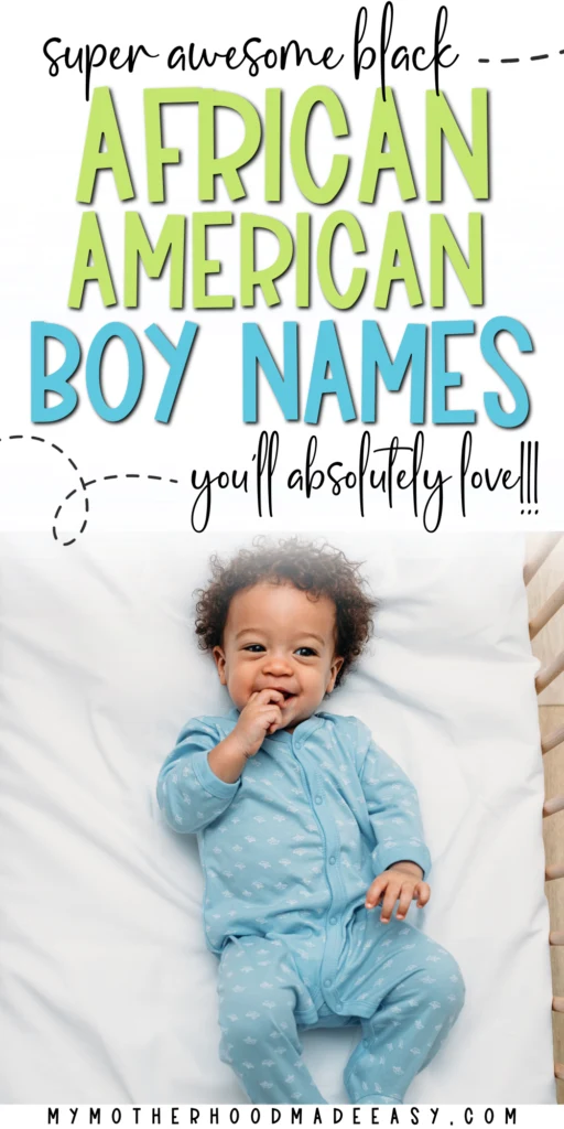 cute african american baby boy names