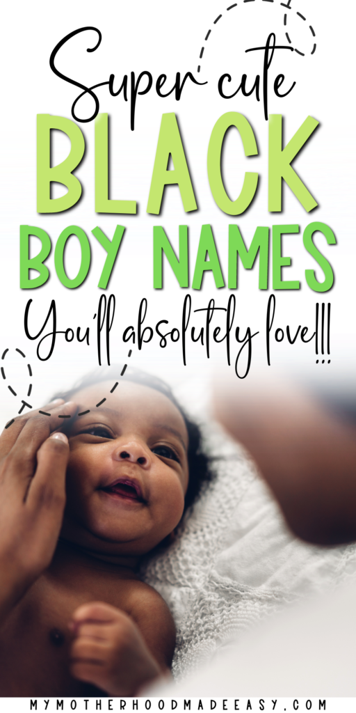 cute black boy names